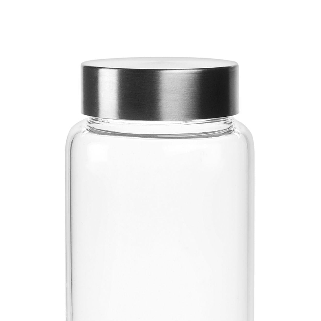 andrea-house-wasserflasche-glas-1-liter-klar image 2