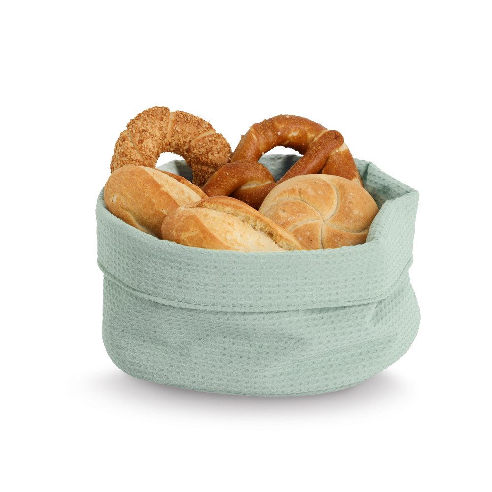 zeller-present-home-living-aufbewahrungskorb-waffelpiqu-mint image 2