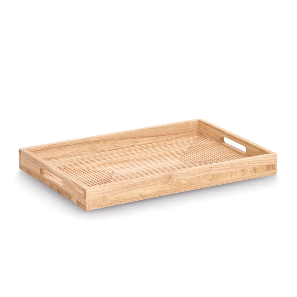 zeller-present-table-serviertablett-stripes-gummibaum-45-7-cm image 1