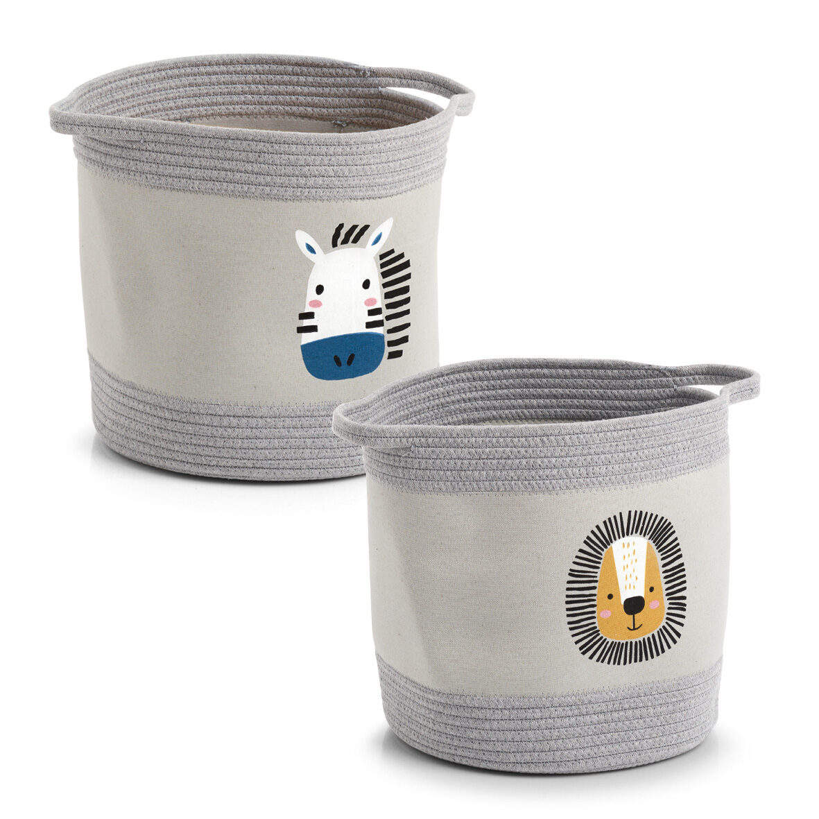 zeller-present-home-aufbewahrungskorb-zebra-stoff-kinder image 5