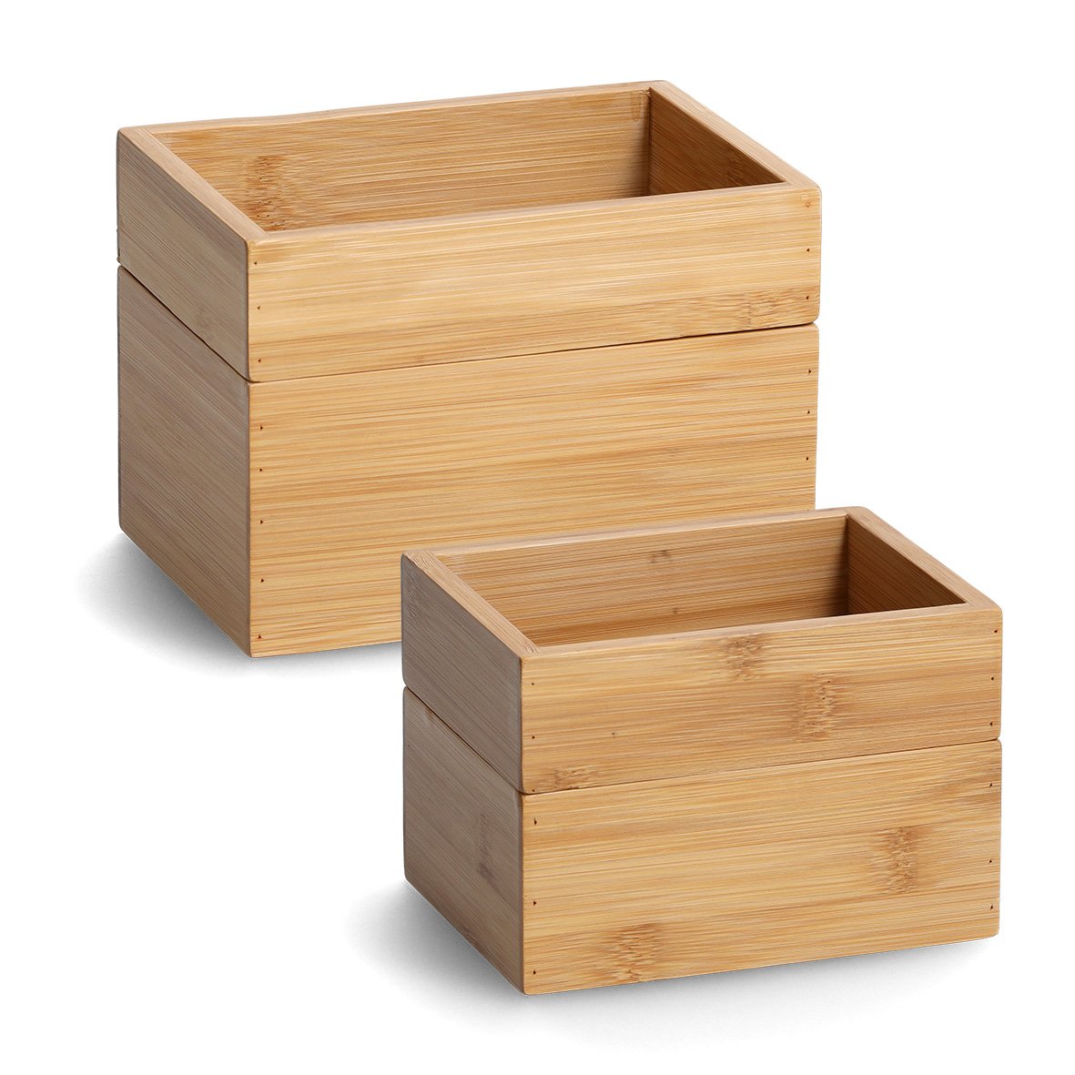 zeller-home-living-ordnungsboxen-set-2-tlg-bambus image 6