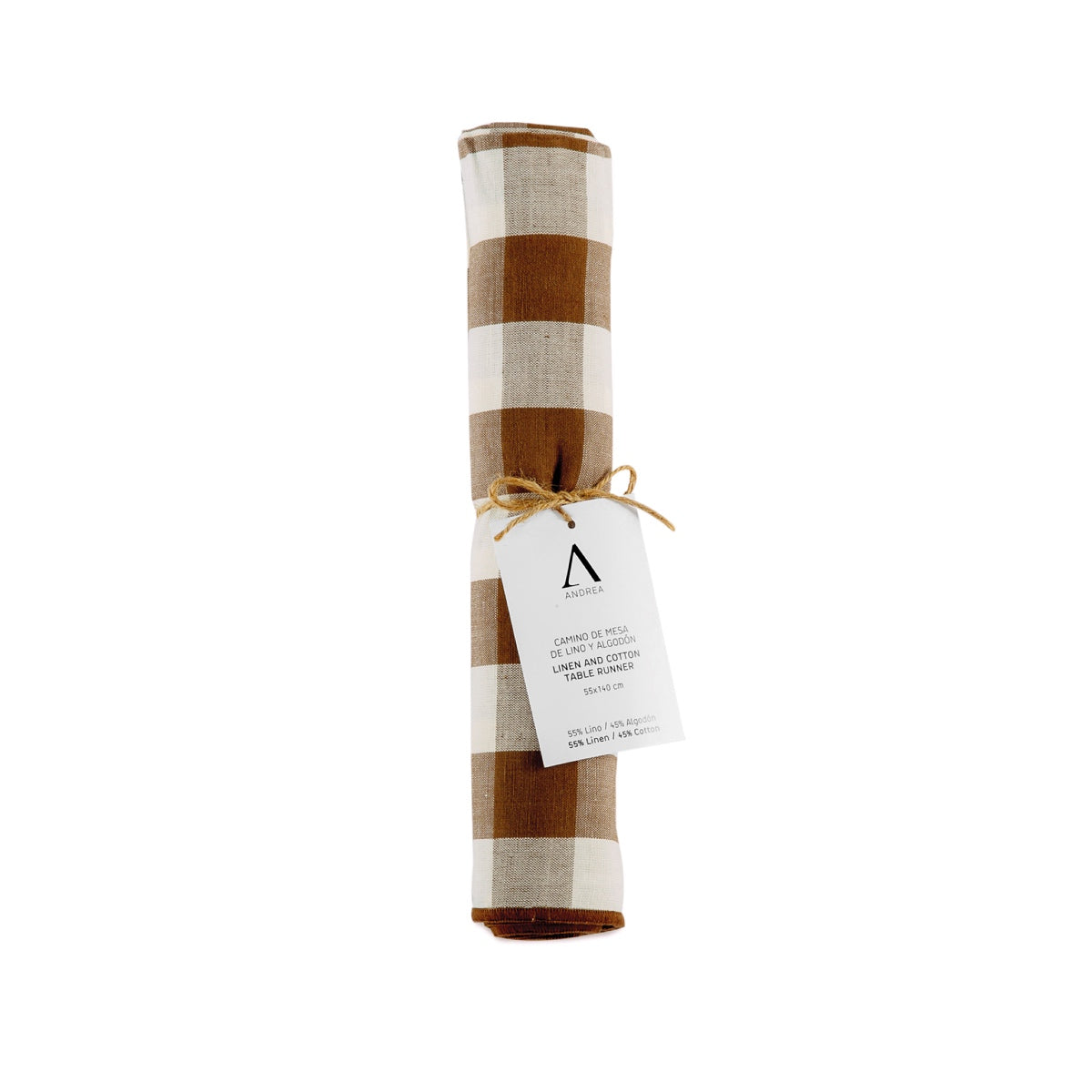 andrea-house-tischl-ufer-braun-leinen-vichy-karo-tischband image 2