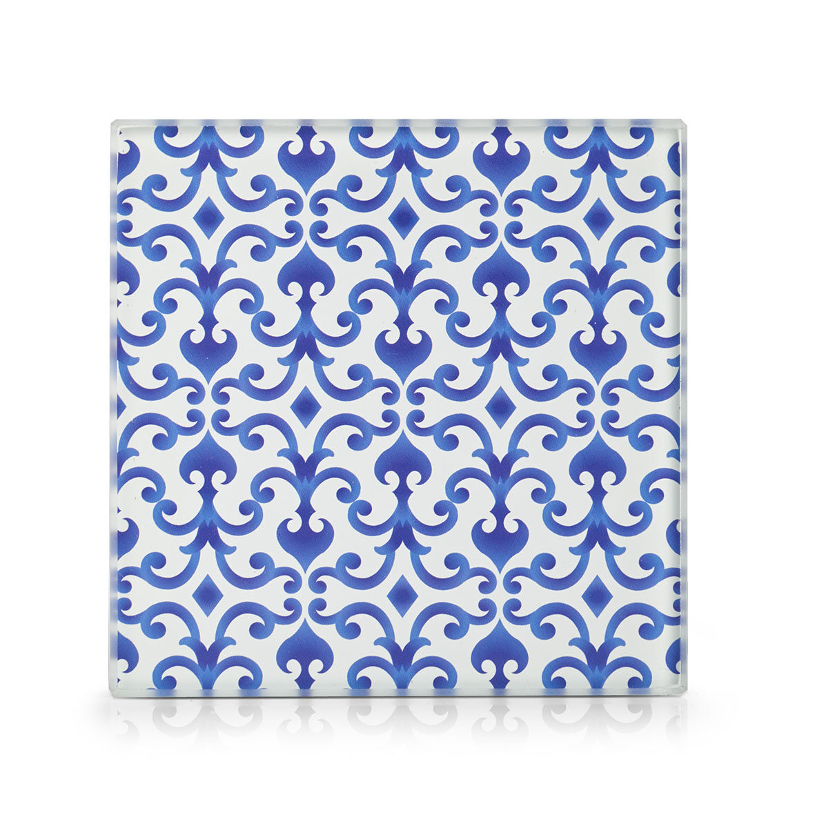 zeller-present-table-marokko-glasuntersetzer-4-tlg-blau-wei image 4