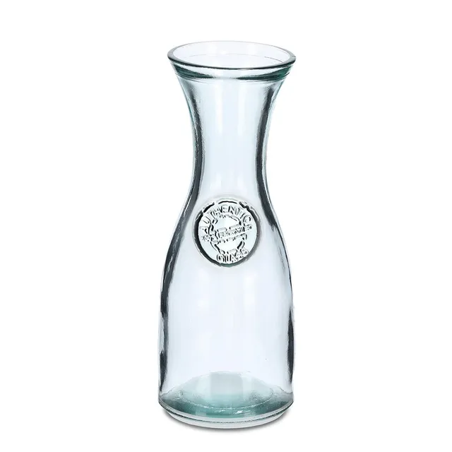 zeller-present-k-che-glaskaraffe-recycled-800-ml-bauchig image 1