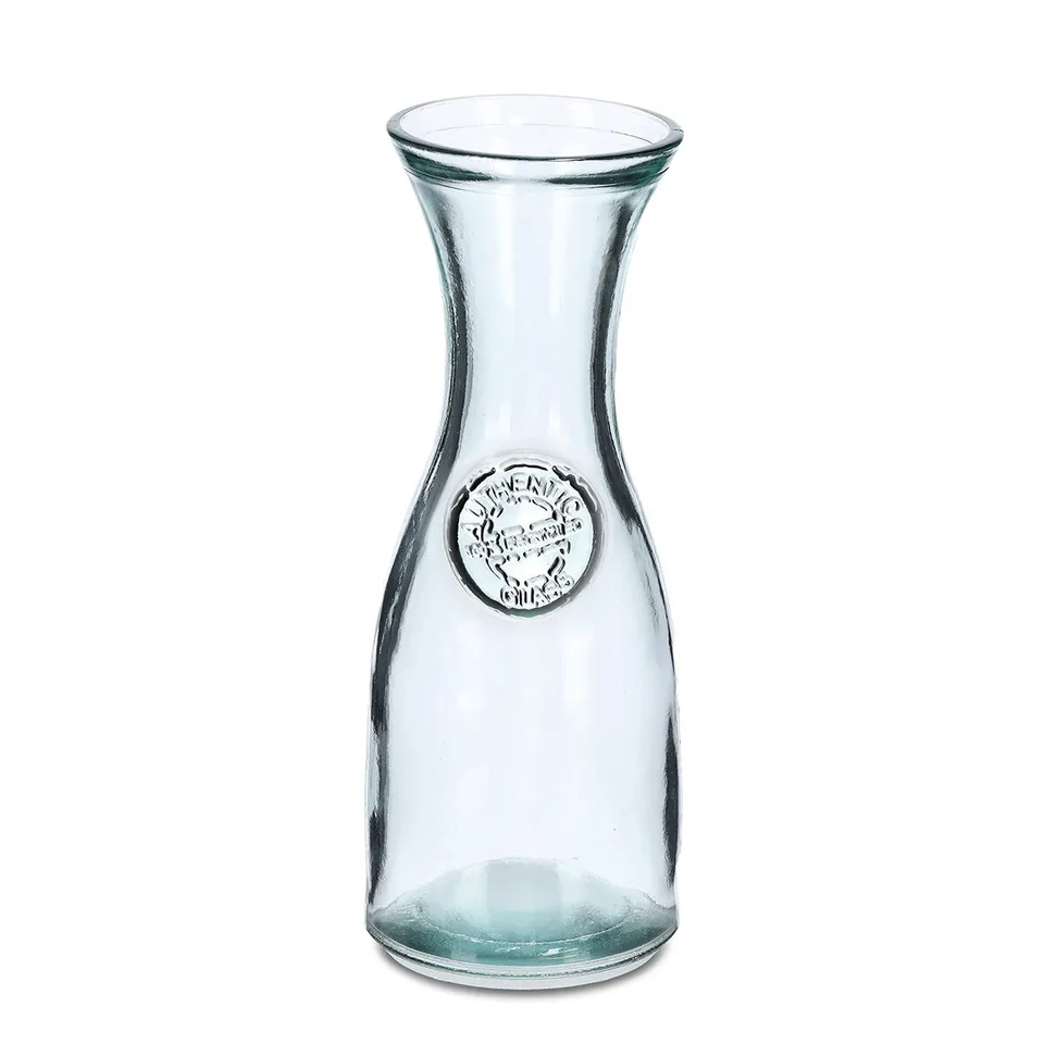 zeller-present-k-che-glaskaraffe-recycled-800-ml-bauchig image 1