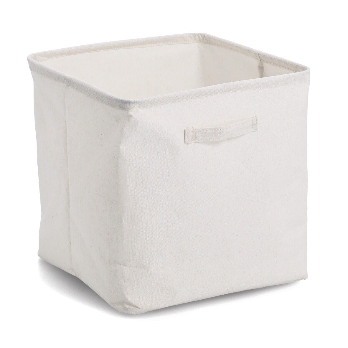 zeller-present-home-living-aufbewahrungsbox-creme-faltbar image 1