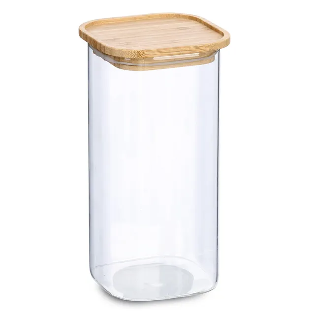 zeller-present-vorratsglas-bambusdeckel-1600-ml image 1