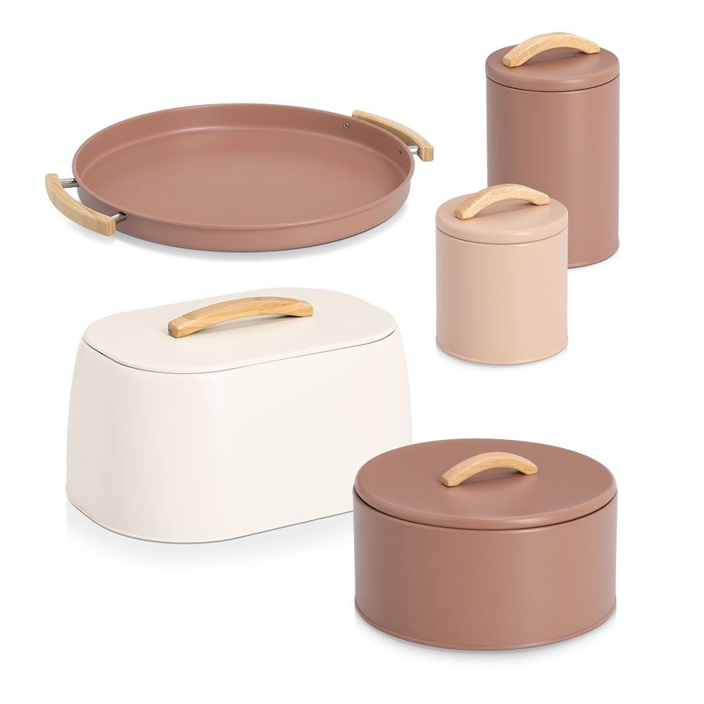 zeller-present-vorratsdose-2400-ml-metall-mocca image 3