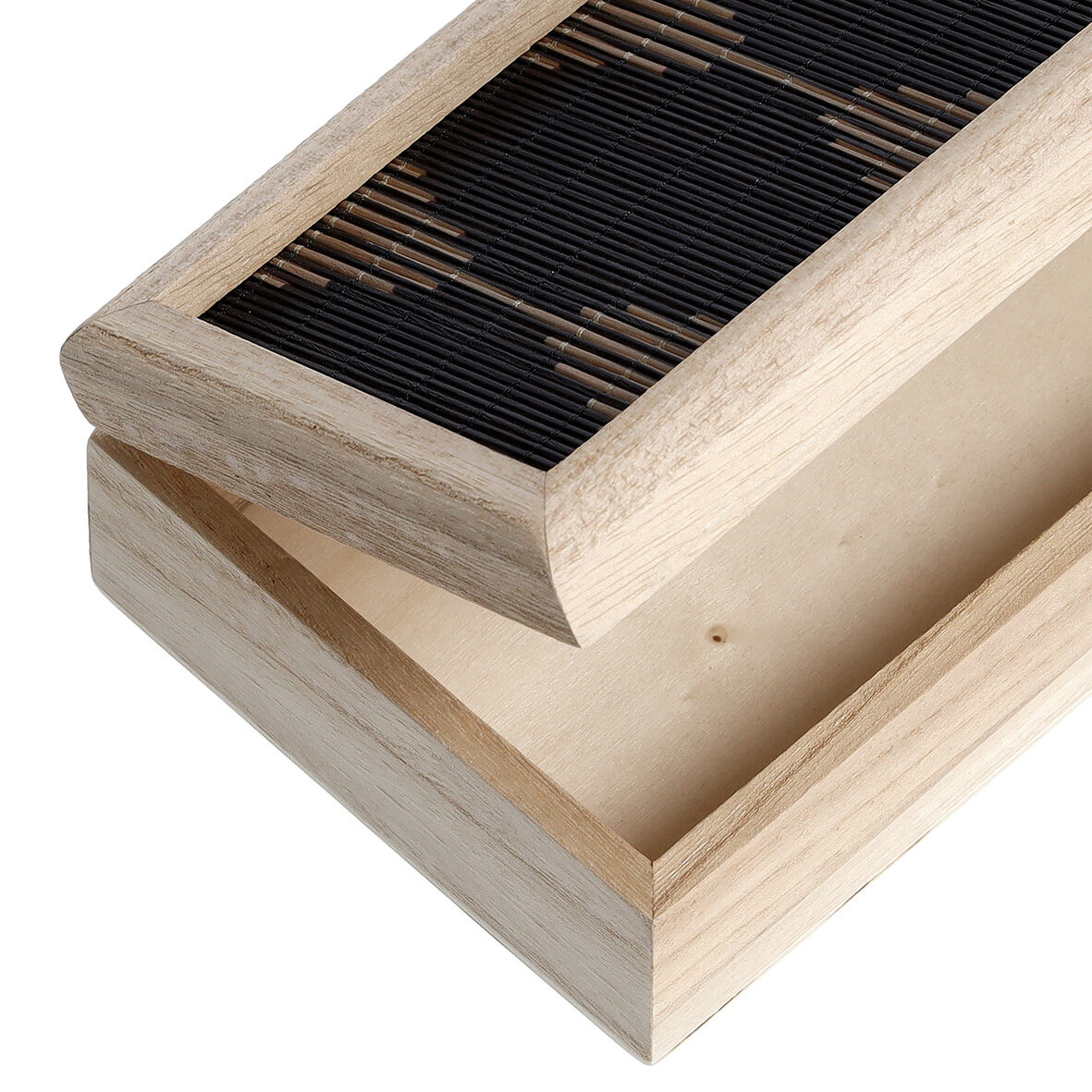 zeller-present-black-mosaic-aufbewahrungsbox-holz image 3