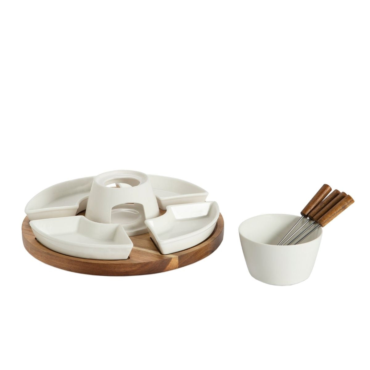 andrea-house-fondue-set-drehbar-4-teilig-porzellan-akazie image 5