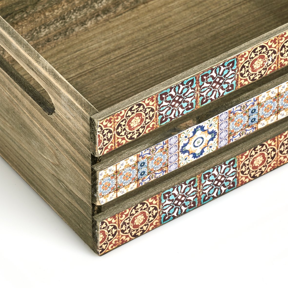 zeller-present-mosaik-deko-kiste-holz-orientalisch image 3