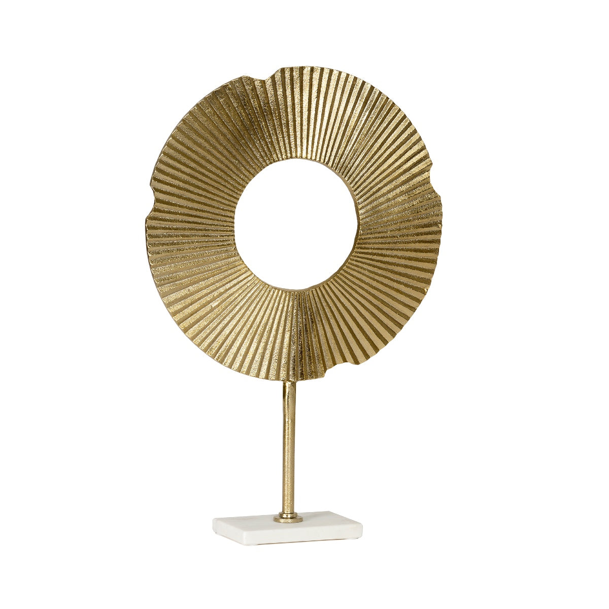 andrea-house-decoraci-n-dekofigur-metall-gold-abstrakt image 5