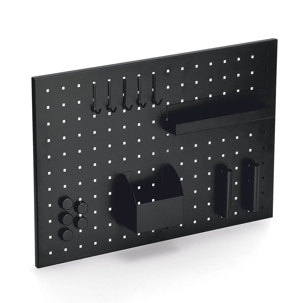 zeller-present-office-memoboard-metall-schwarz-utensilien image 1
