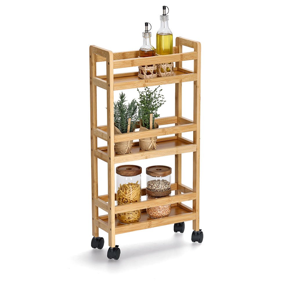 zeller-present-home-living-nischen-rollwagen-bambus-mdf-3-etagen image 6