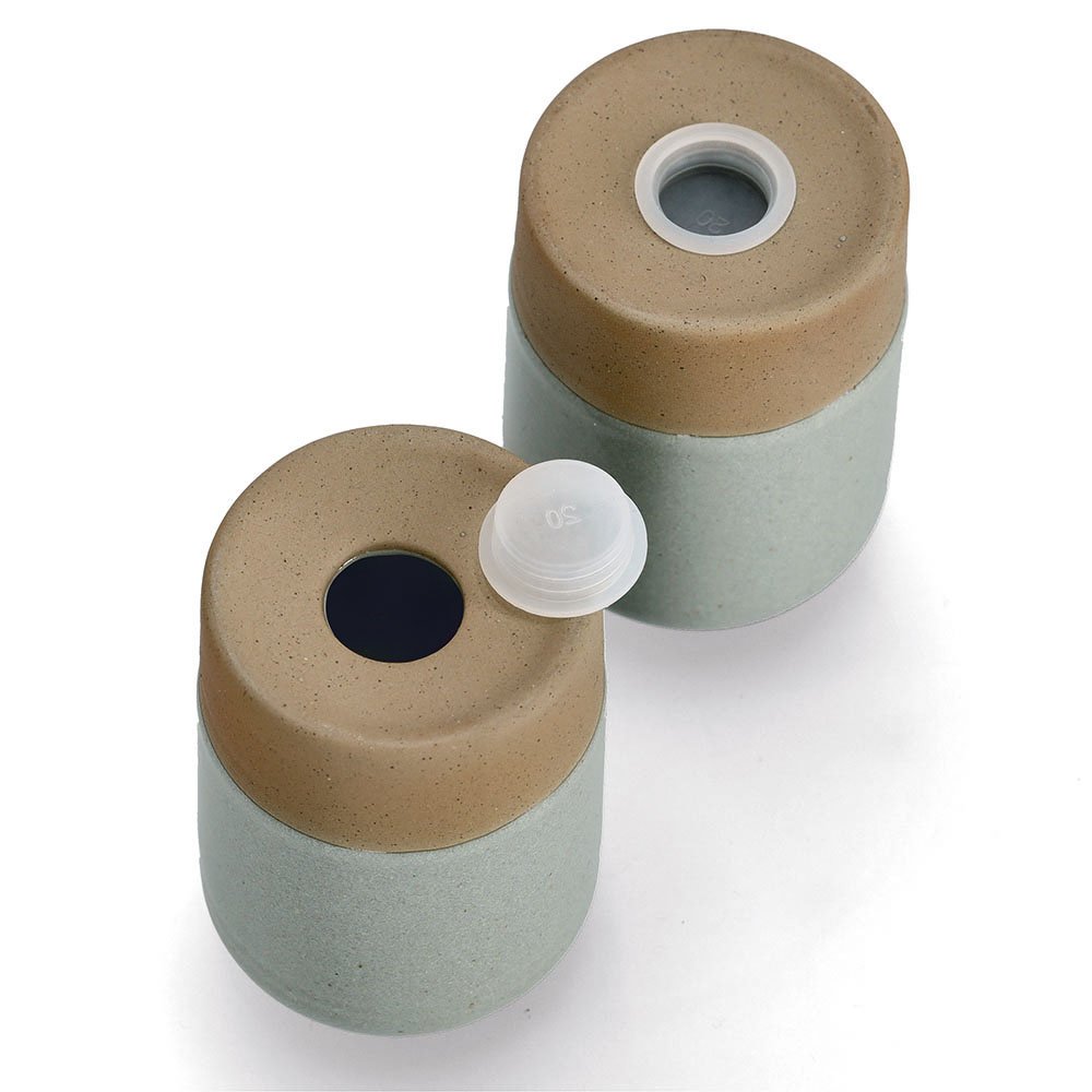 zeller-present-k-che-salz-pfefferstreuer-set-steingut-salbei image 2