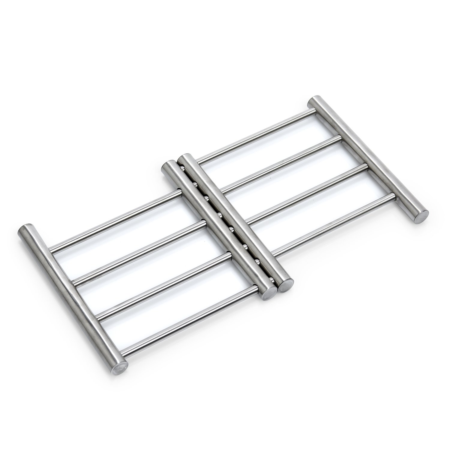 zeller-present-k-che-topfuntersetzer-ausziehbar-edelstahl-hitzeschutz image 2