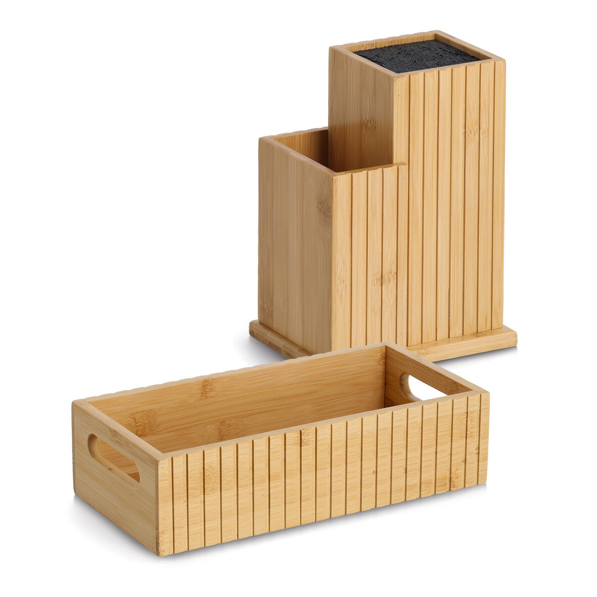 zeller-present-home-living-aufbewahrungsbox-bambus-griffl-cher image 3