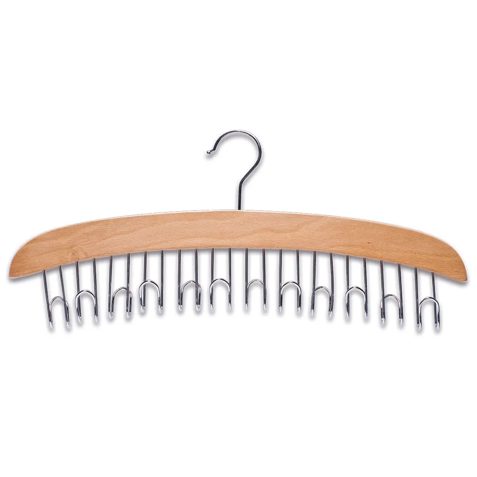 zeller-present-g-rtelhalter-buche-metall-g-rtelaufbewahrung image 1