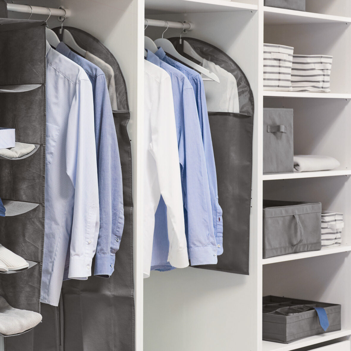zeller-present-home-living-aufbewahrungsbox-12-f-cher-grau-vlies image 4