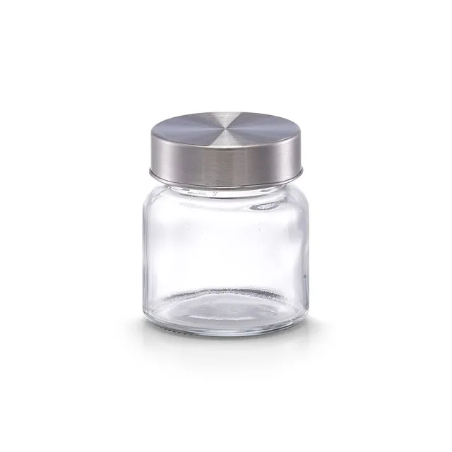 zeller-present-k-che-vorratsglas-mini-75-ml-metalldeckel-gew-rze image 1