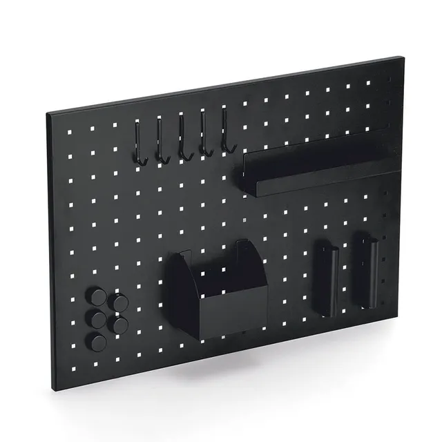 zeller-present-office-memoboard-metall-schwarz-utensilien image 1