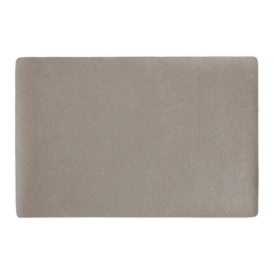 zeller-present-table-platzset-kunstleder-metallic-taupe image 1