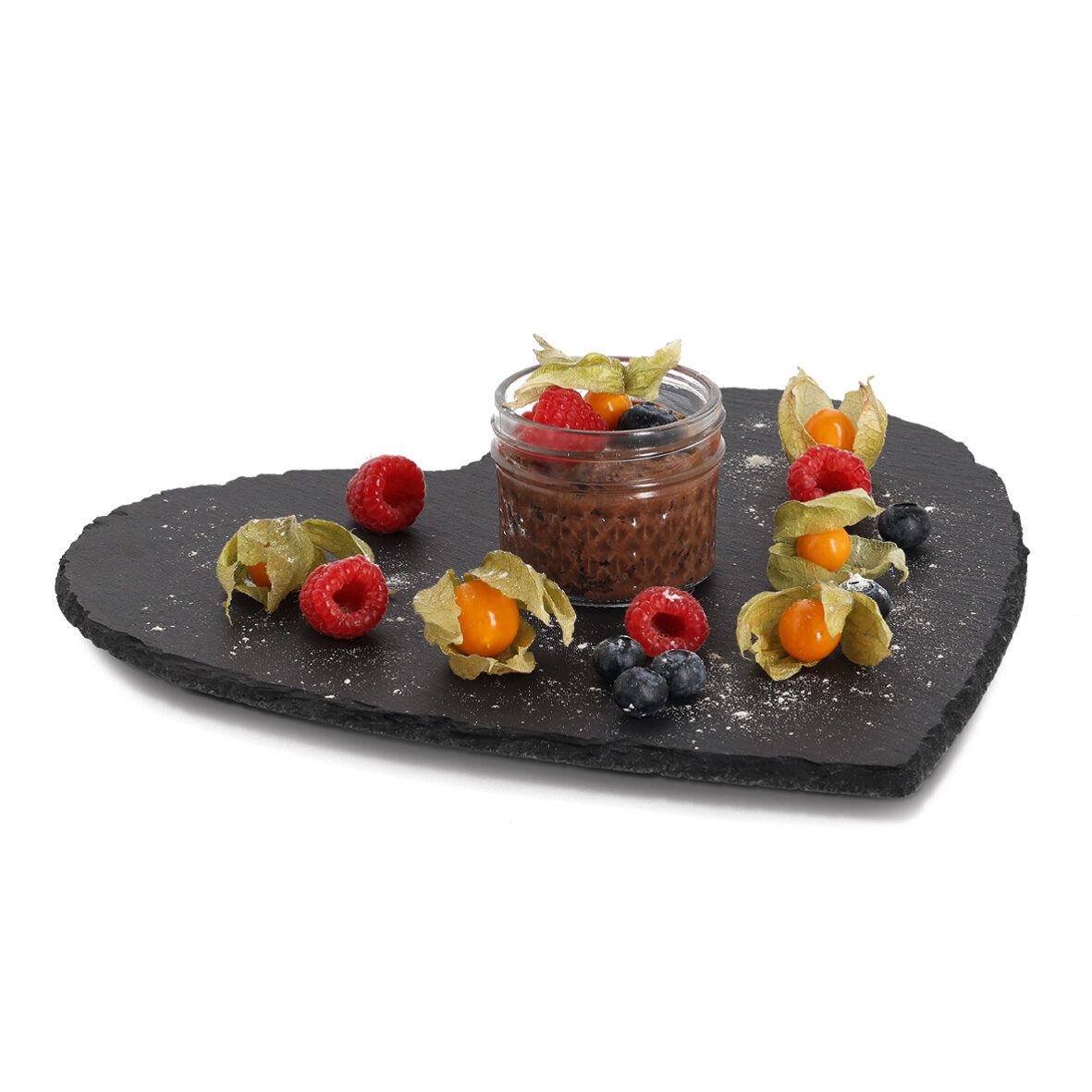 zeller-present-k-che-servierplatte-heart-schiefer-herzform image 2