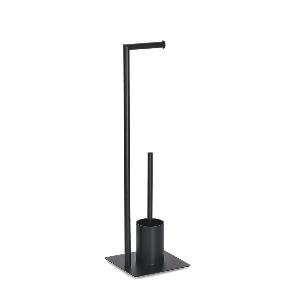 zeller-present-bad-wc-garnitur-metall-schwarz-freistehend image 1