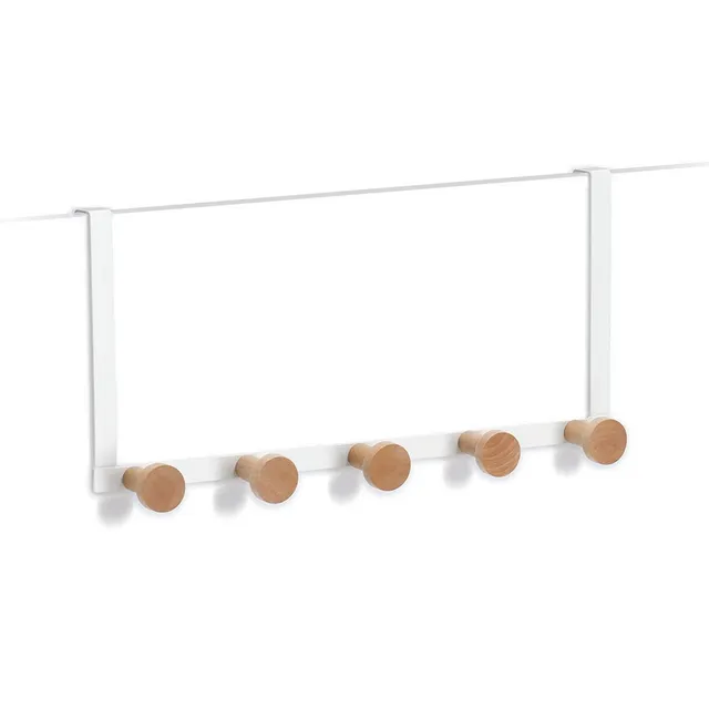 zeller-present-home-living-t-rh-nger-5-haken-wei-holz image 1