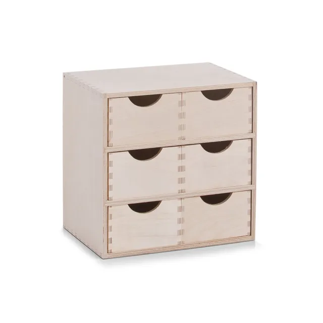 zeller-present-home-living-schubladenelement-6er-birke-natur image 1