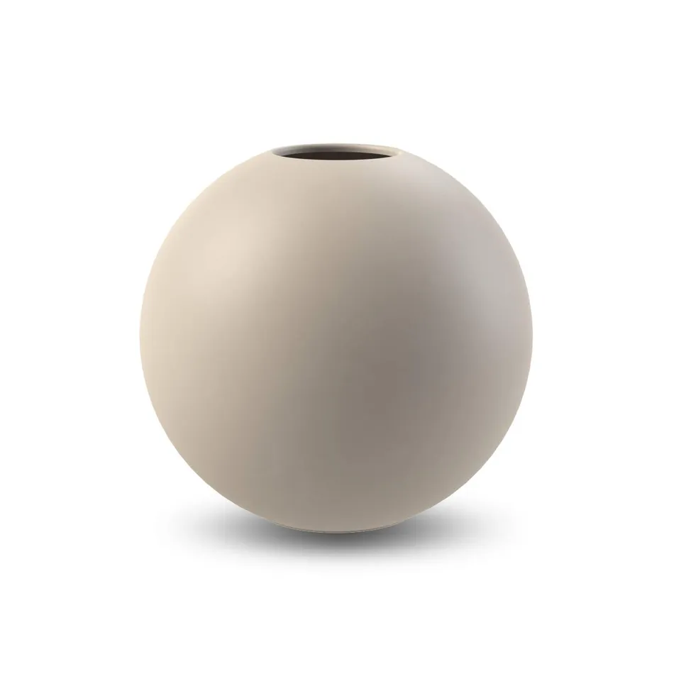 cooee-design-ball-vase-30cm-sand-porzellan-kugelvase image 1