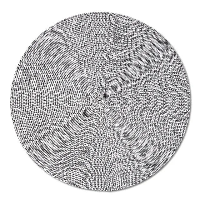 zeller-present-table-platzset-twist-grau-geflochten image 1