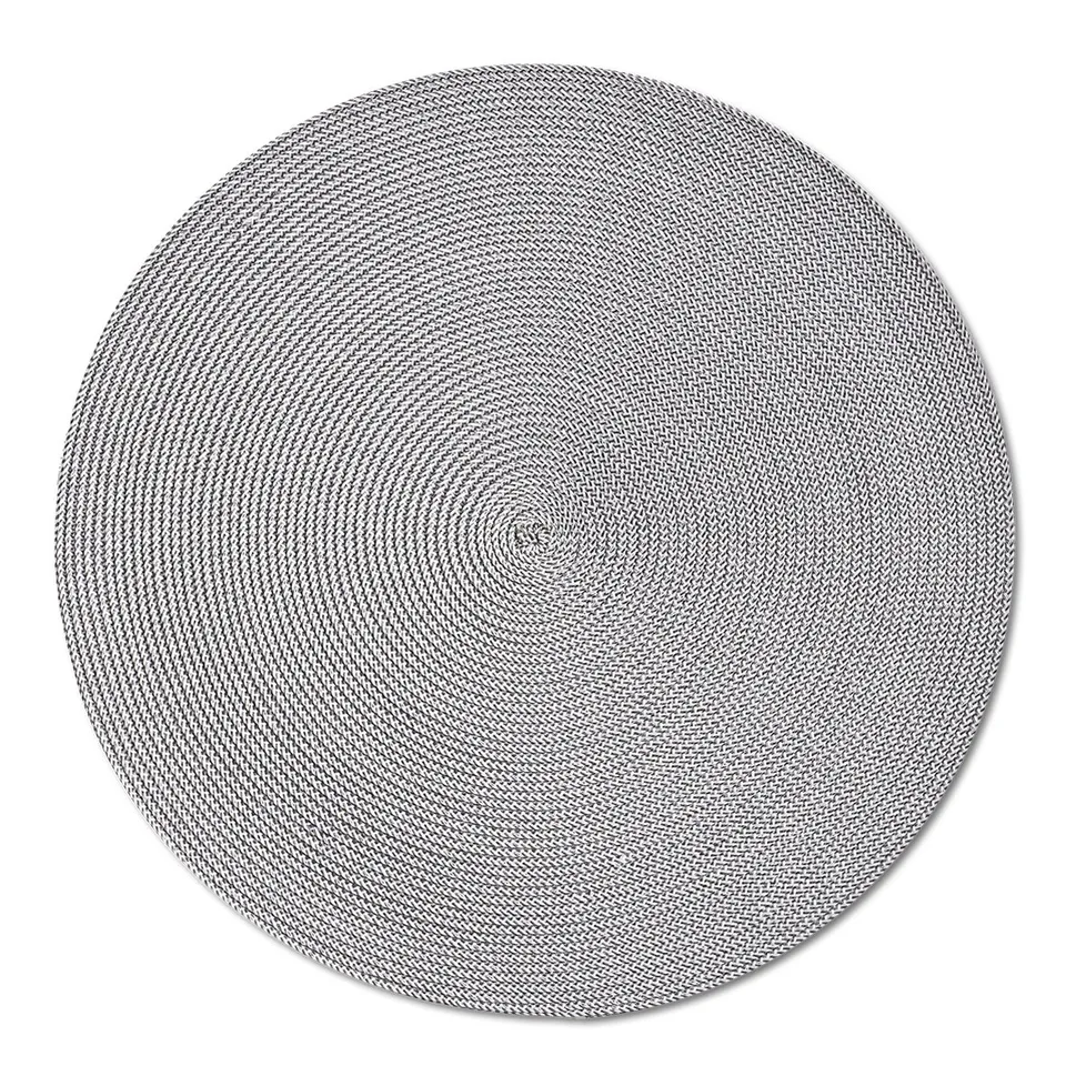zeller-present-table-platzset-twist-grau-geflochten image 1