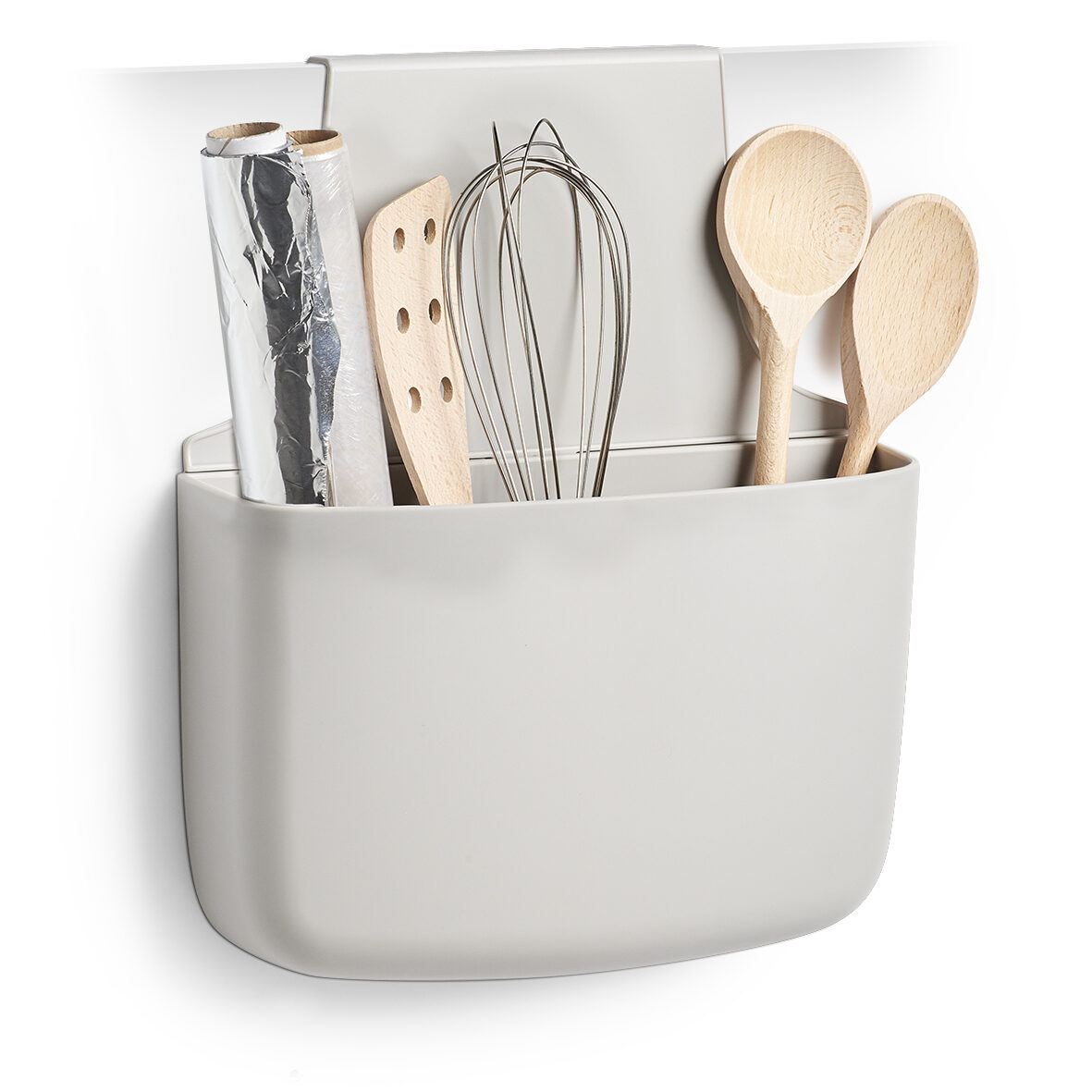 zeller-present-home-living-utensilienhalter-kunststoff-grau image 3