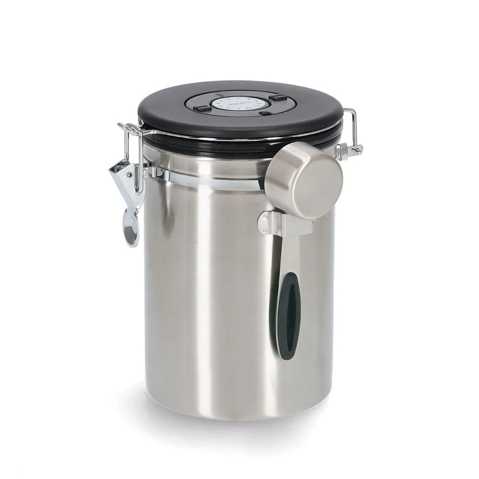 zeller-present-k-che-kaffeedose-1700-ml-mit-l-ffel-edelstahl image 1