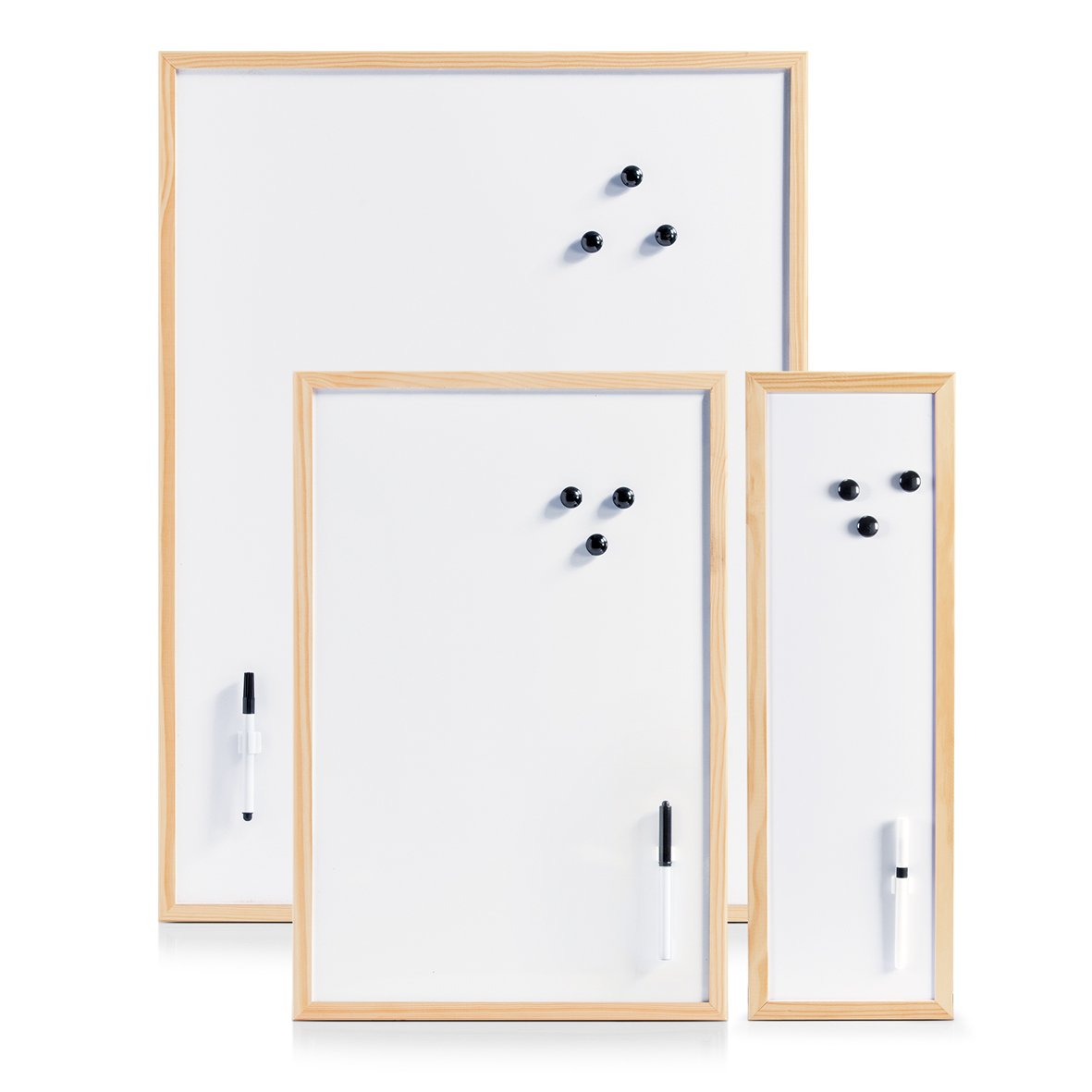 zeller-present-office-magnet-schreibtafel-metall-kiefer image 3