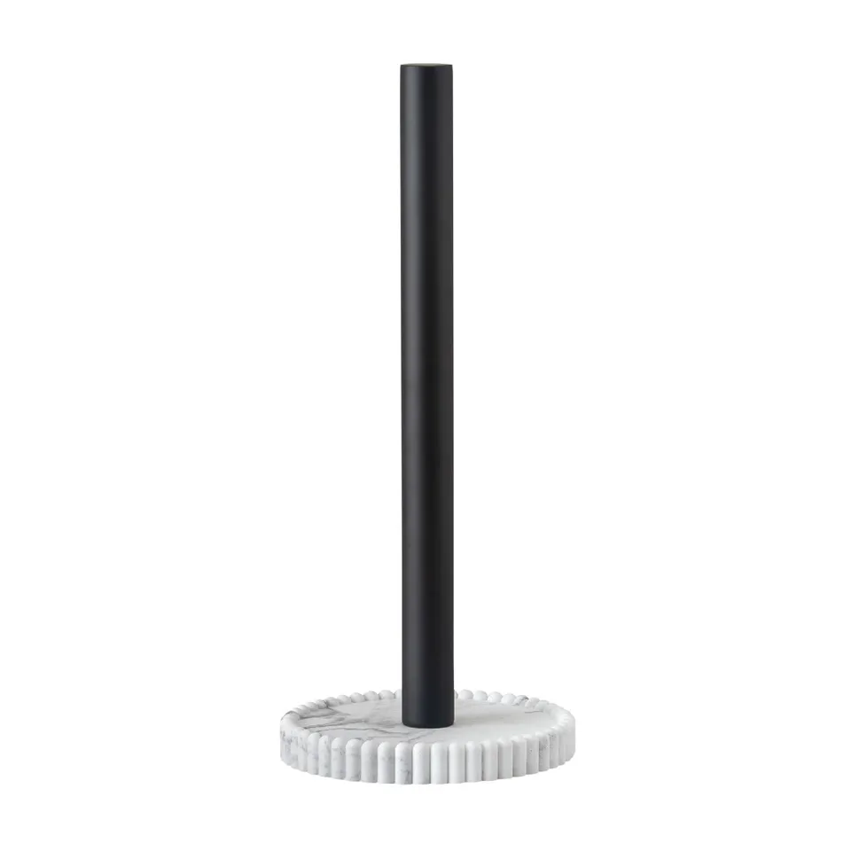andrea-house-k-chenrollenhalter-stehend-schwarz-weiss-metall image 1