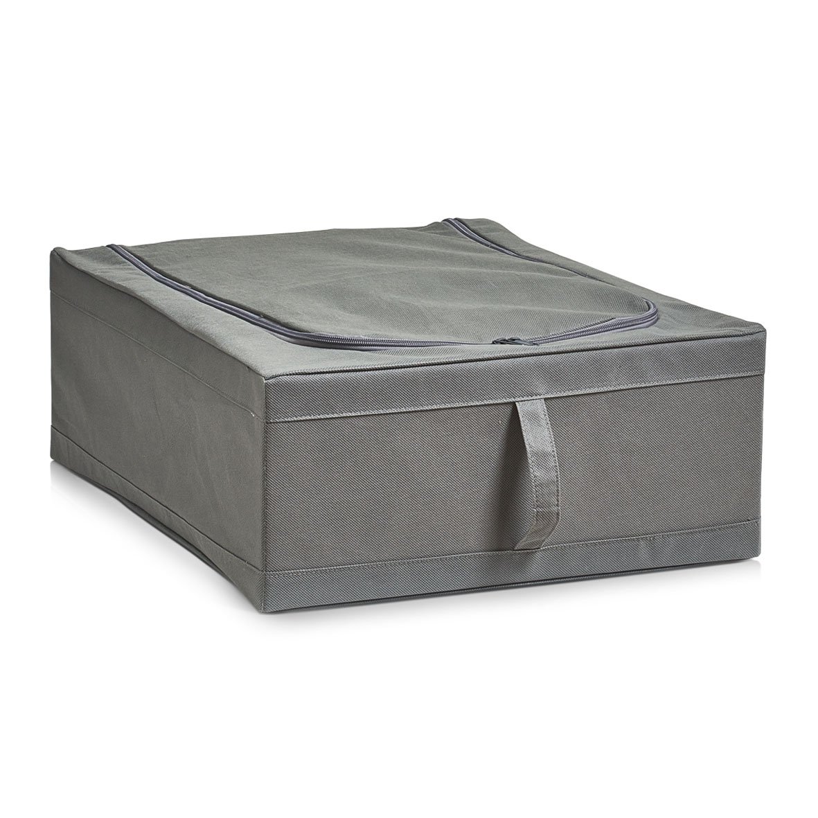 zeller-present-home-living-aufbewahrungsbox-vlies-grau-mit-deckel image 1