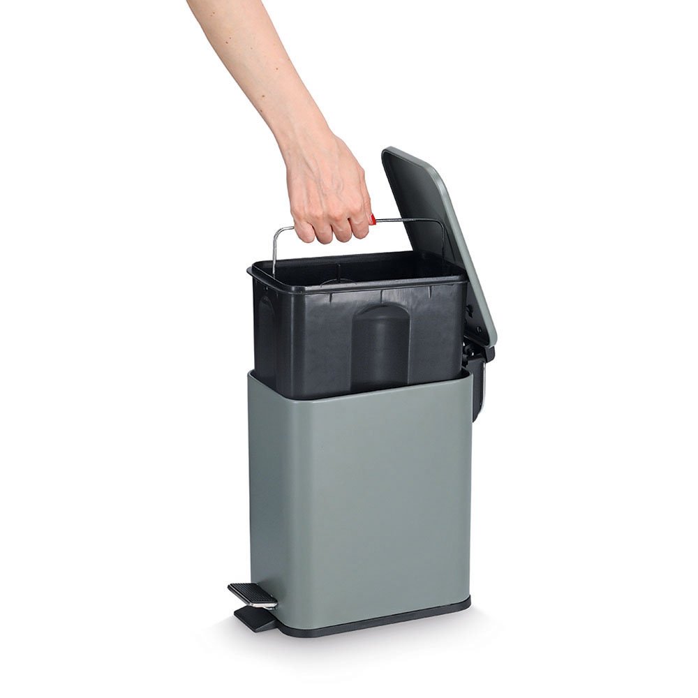 zeller-present-bad-treteimer-5l-salbei-soft-close image 5