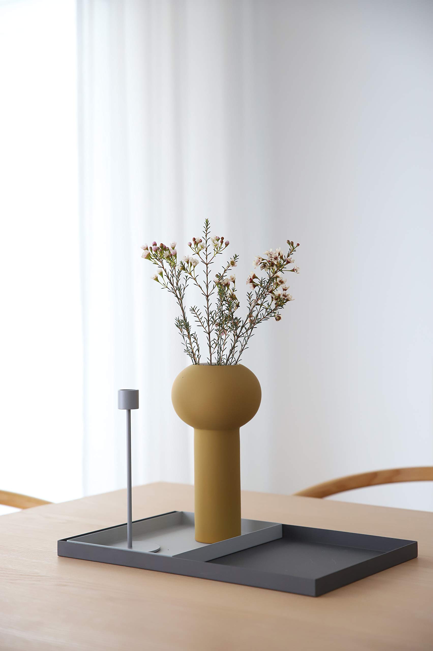 cooee-design-kerzenhalter-edelstahl-21-cm-grau-matt image 3