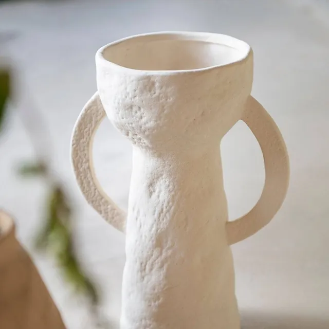 andrea-house-dulia-vase-steinzeug-wei-28-cm image 1