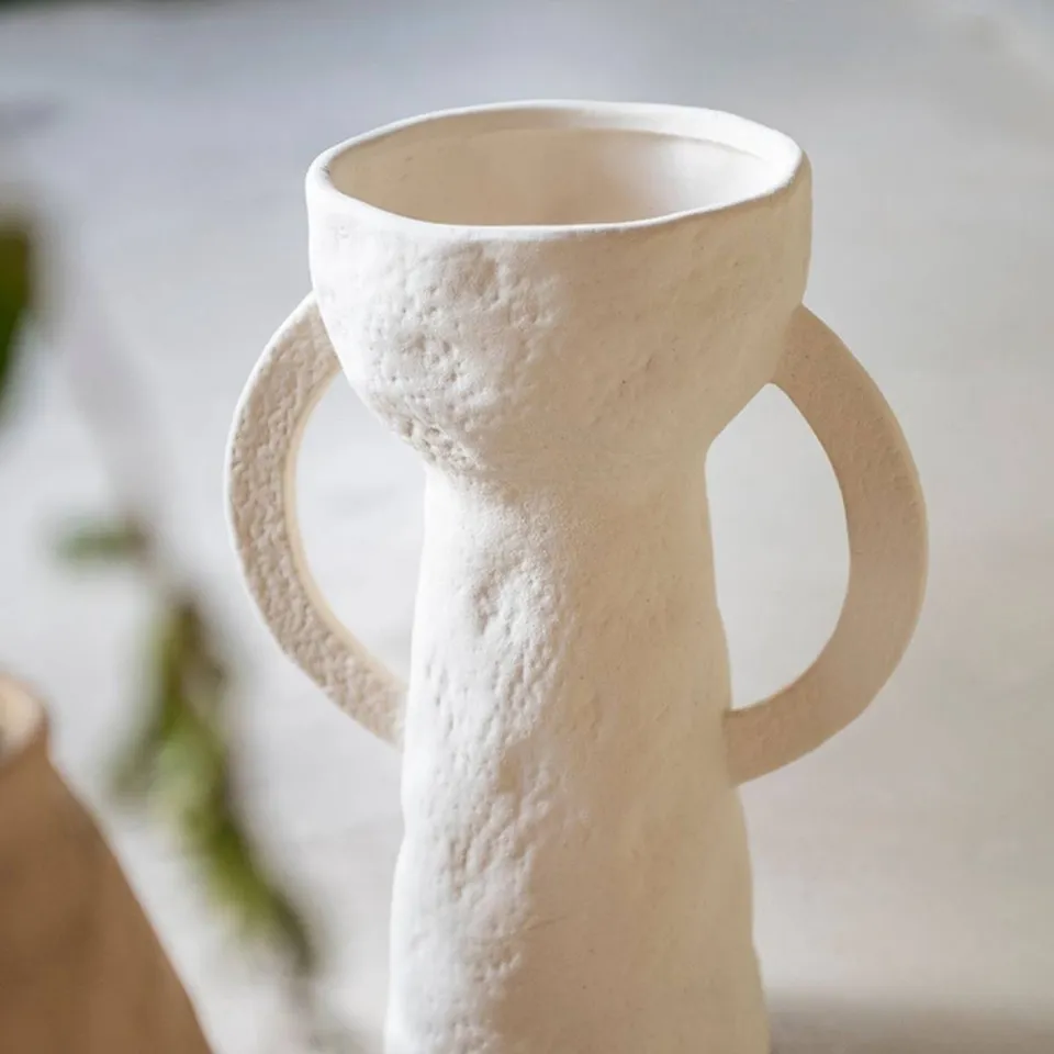 andrea-house-dulia-vase-steinzeug-wei-28-cm image 1