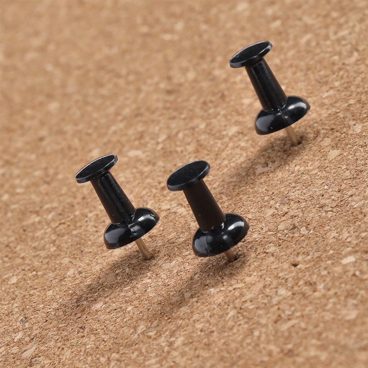 zeller-present-office-push-pins-set-pinnnadeln-25-tlg-schwarz image 2