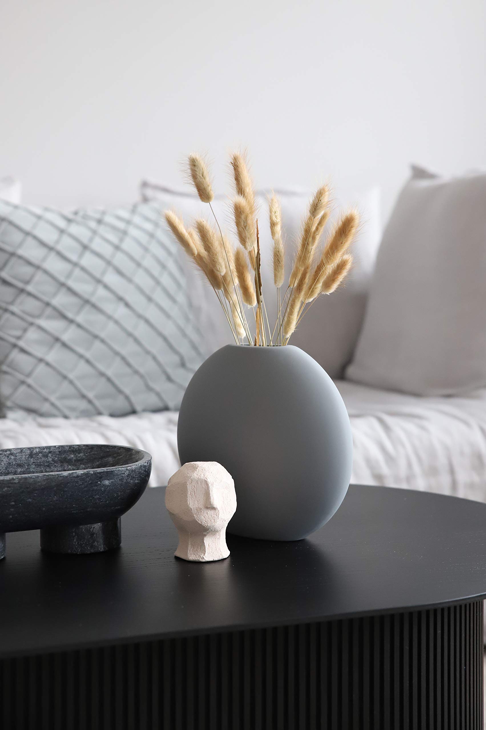 cooee-design-pastille-vase-keramikvase-grau-20-cm-matt image 2