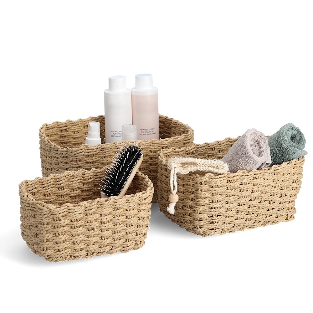 zeller-present-home-living-aufbewahrungskorb-set-3-tlg-papiergeflecht image 3