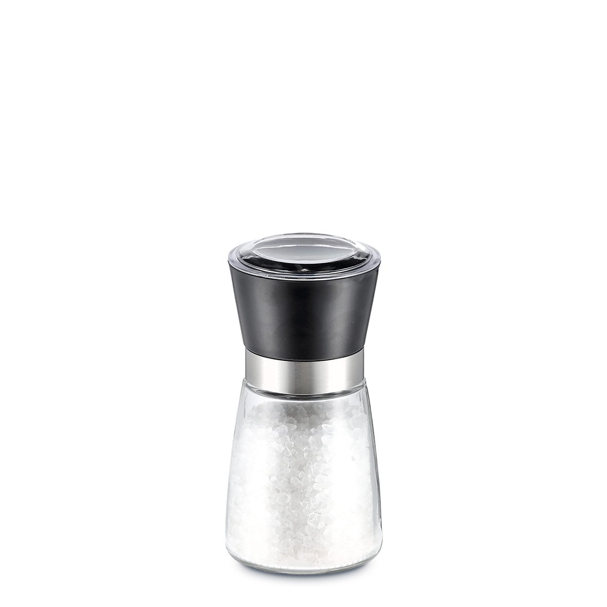zeller-present-k-che-salz-pfefferm-hle-glas-edelstahl image 2