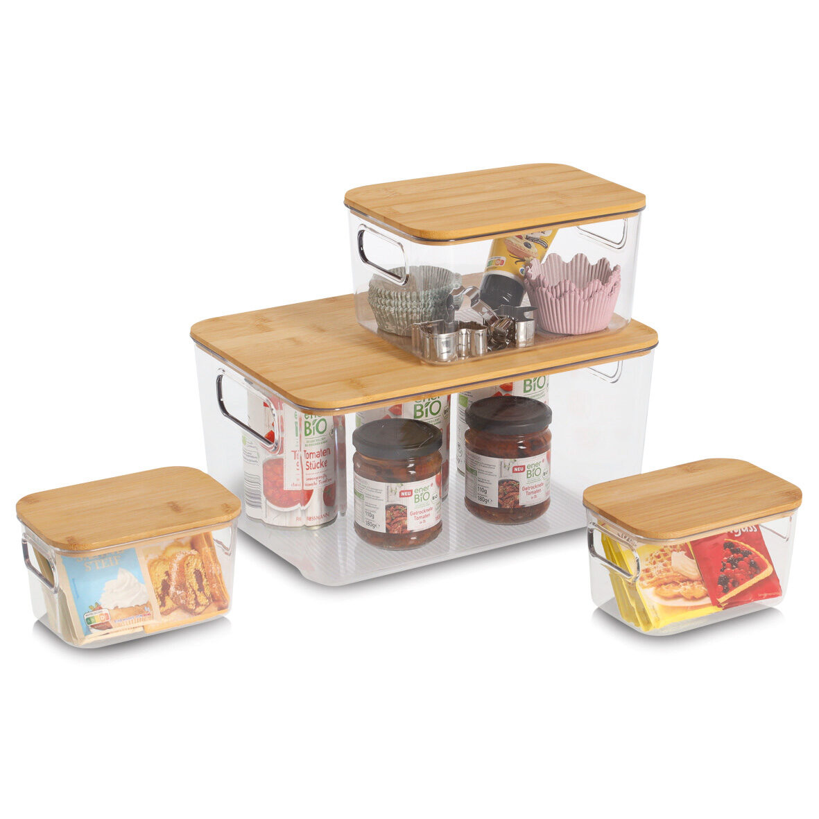 zeller-present-home-living-vorratsdosen-4-tlg-bambusdeckel image 3