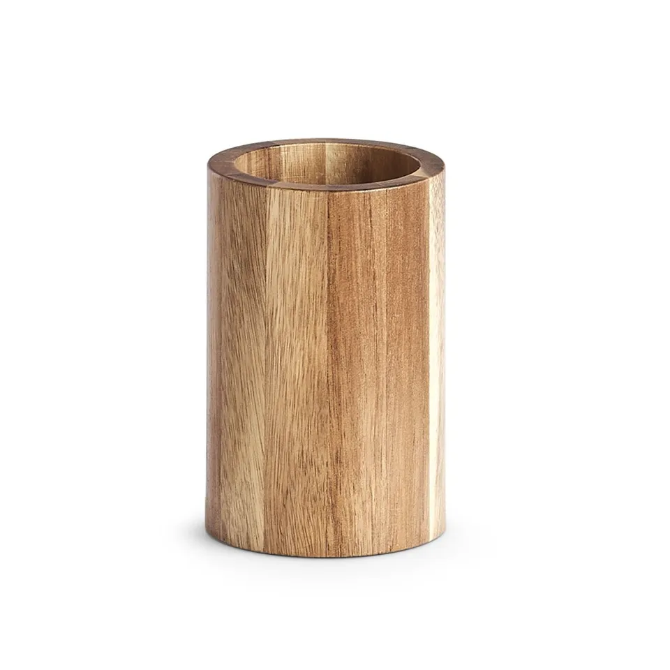 zeller-bad-zahnputzbecher-zahnbecher-akazie-holz image 1