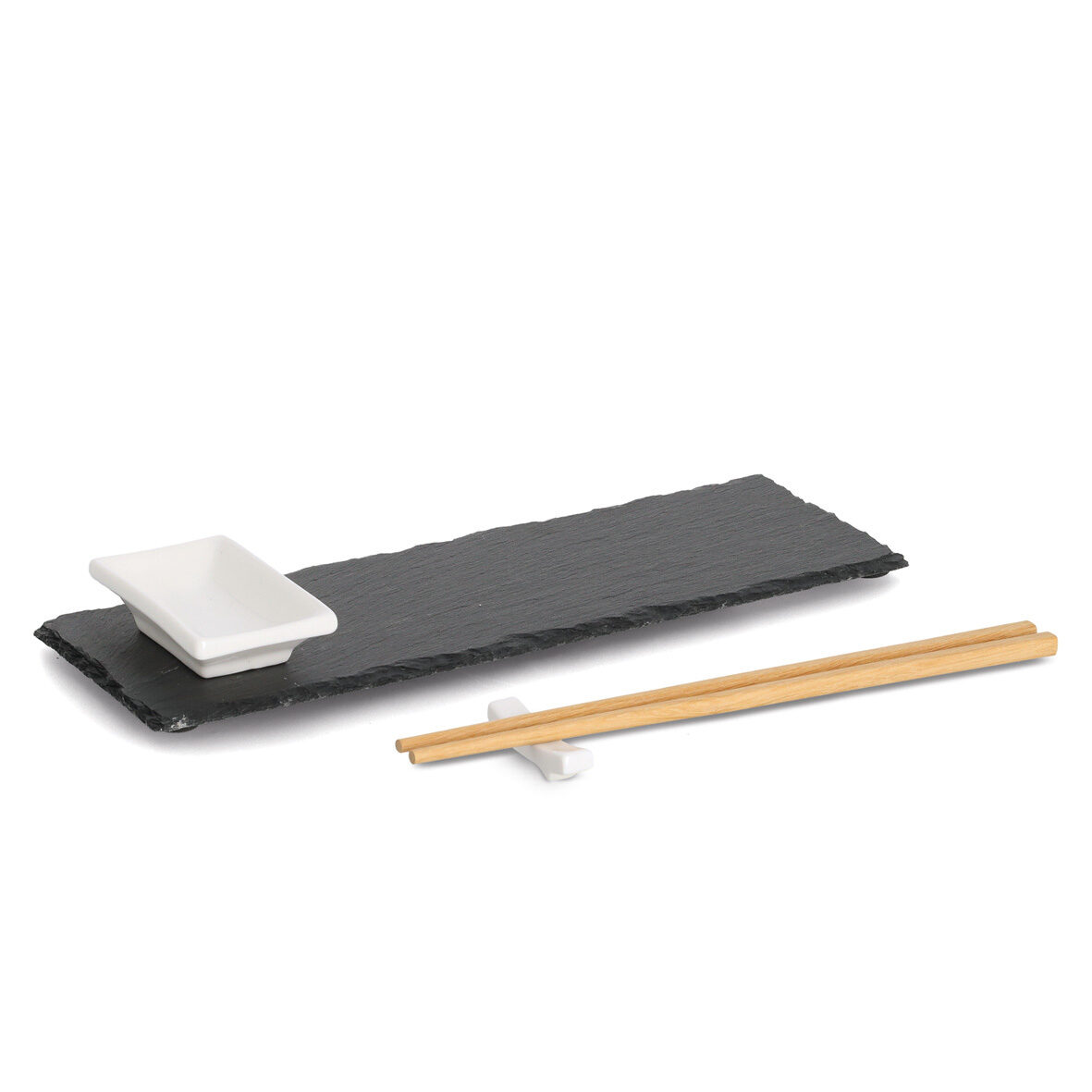 zeller-present-home-sushi-set-4-tlg-schiefer-keramik-bambus image 4