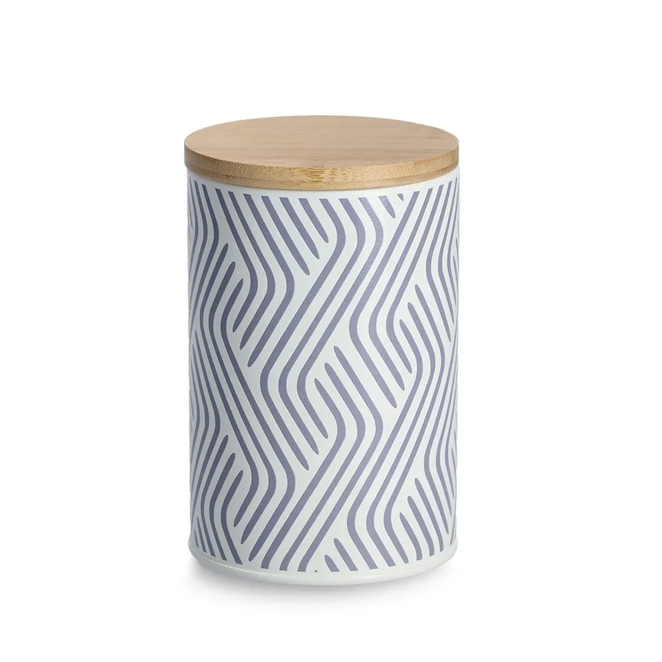 zeller-present-vorratsdose-bambusdeckel-1000-ml-lila image 1